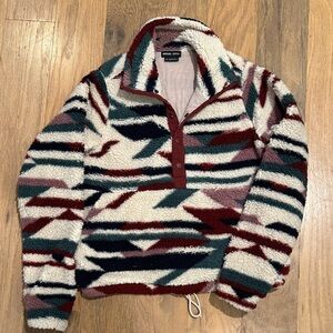 Prana Polar Escape Snap-Up Sherpa Pullover